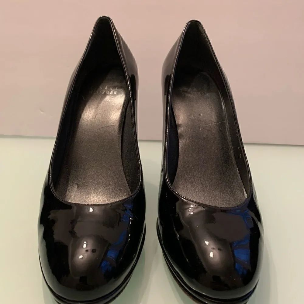 Steuart Weitzman black shoes 9AA vintage
